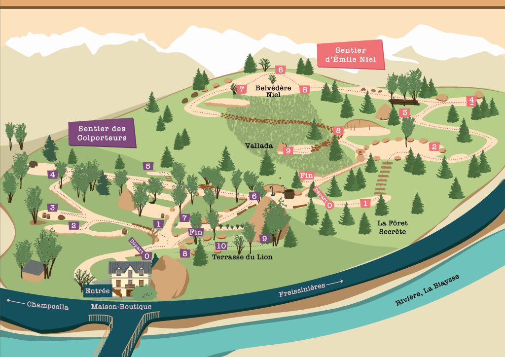 Plan du jardin sauvage d'Isabelle