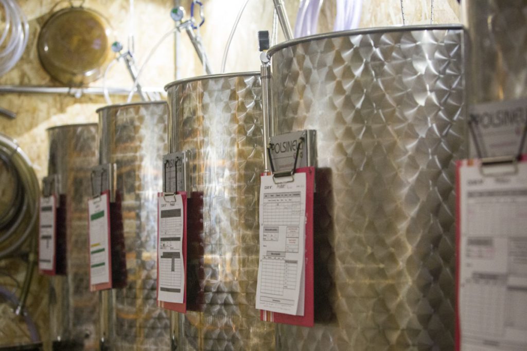 Cuves de la liquoristerie